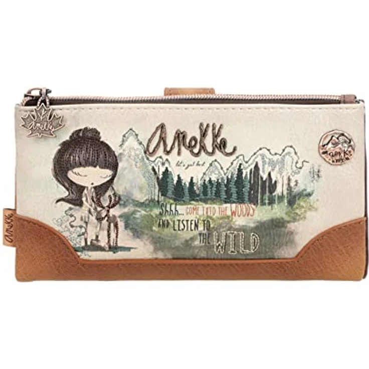 Anekke Canada Geldbörse, mehrfarbig, 20 cm x 11 cm x 3.5 cm, 100% Polyurethan – Bild 2