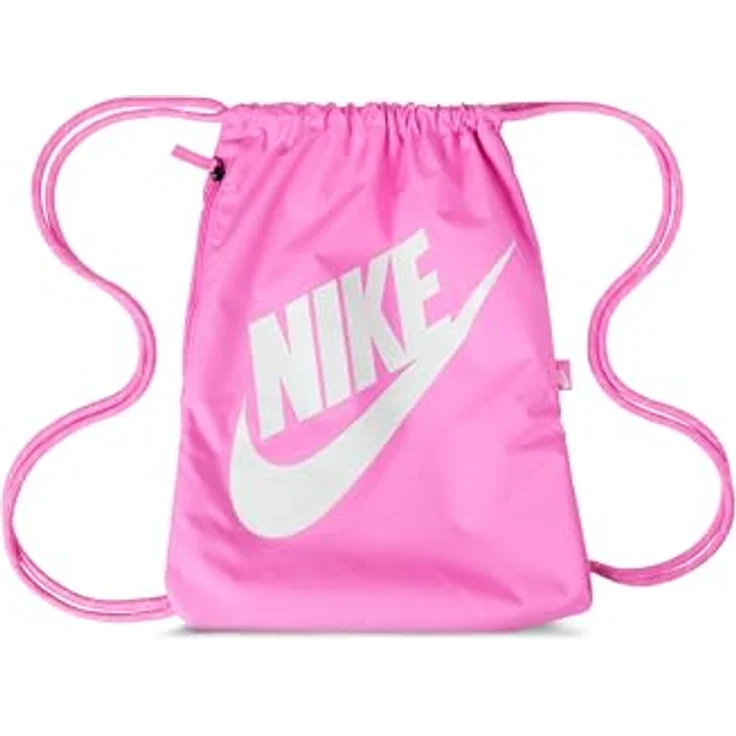 Nike Sportswear NK HERITAGE DRAWSTRING, Turnbeutel aus Polyester mit Logodruck, leicht und formstabil – Bild 1