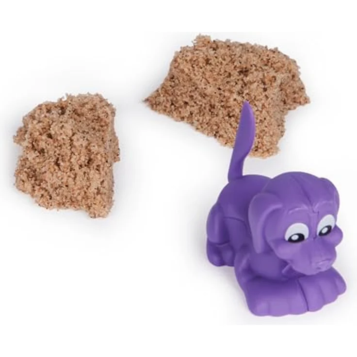 Spin Master Kinetic Sand - Doggy Dig, Set mit 170g Strandsand und vielseitigem Hundewerkzeug – Bild 6