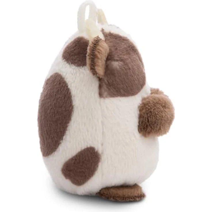 NICI Kuscheltier Kuh Moona 5cm beige, weiches Plüschtier mit praktischem Loop zum Anhängen, ideal zum Kuscheln und Spielen, perfekte Geschenkidee für Kinder und Erwachsene – Bild 2