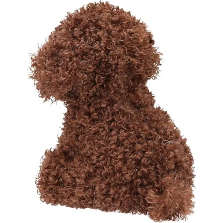 Depesche TOPModel Fur Ever Friends - Kuscheltier Hund Cody, Plüschfigur mit lockigem Dunkelbraunem Fell, ca. 16 cm groß – Bild 3