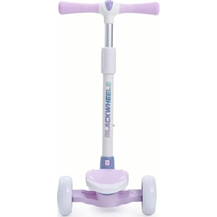 BLACKWHEELS Kinderstep Scooter Blink Pastel Pink, Dreirädriges Design mit LED-Rädern – Bild 7
