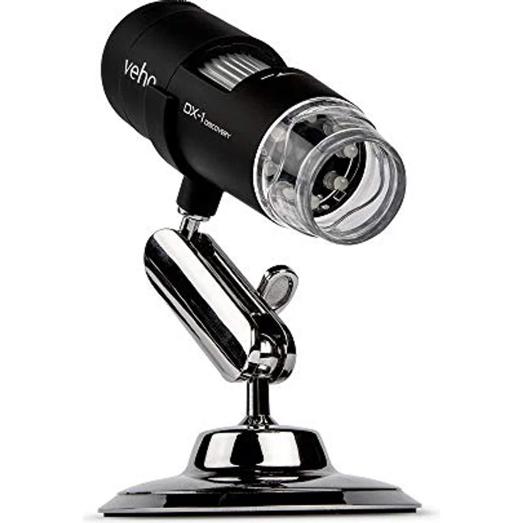 veho VMS-006-DX1, USB-Mikroskop mit 200-facher Vergrößerung, 2-Megapixel HD, Schnappschuss- und Videoaufzeichnung, Aluminium-Stativ – Bild 3