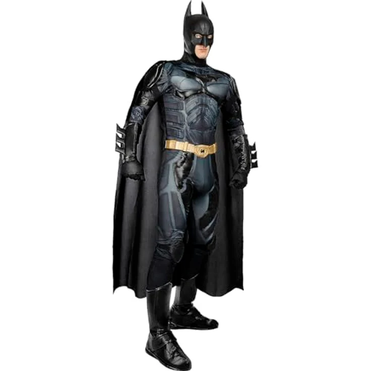 Funidelia | Batman The Dark Knight Kostüm für Herren Superhelden, DC Comics - Größe M, Schwarz, 100% Polyester, Offizielle Lizenz, Karneval & Halloween – Bild 1