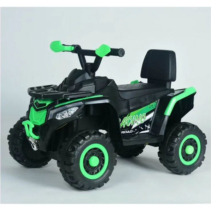 BoGi Elektro-Kinderquad BJEJ909, 6V mit LED, Musikpanel & Hupe, maximaler Fahrspaß für Kinder ab 1 Jahr