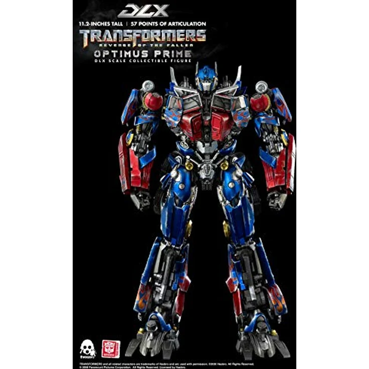 threezero Transformers ROTF Optimus Prime Deluxe Scale Figur, voll beweglich, Netz-Design – Bild 2