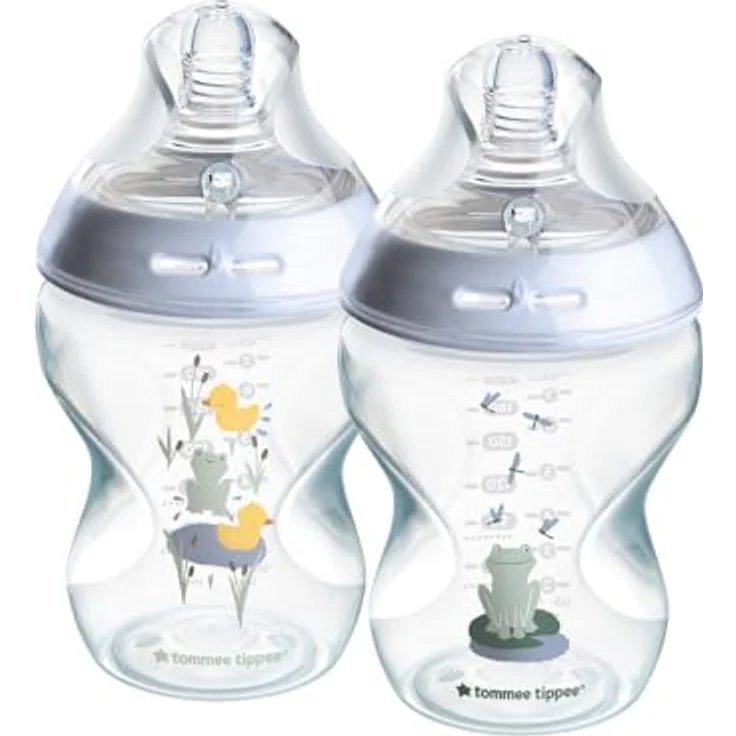 Tommee Tippee Closer to Nature, Colour my World - Hawaii, 260ml Fläschchen, 3er Pack, Mehrfarbig – Bild 2