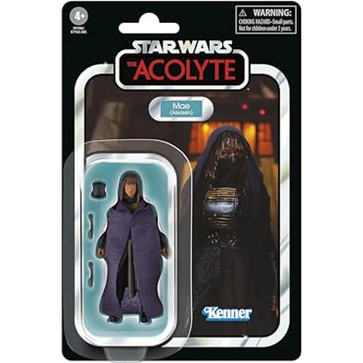 Star Wars The Vintage Collection Mae (Assassine), Action-Figur The Acolyte mit 2 Dolchen und abnehmbarer Maske, 9,5 cm – Bild 2