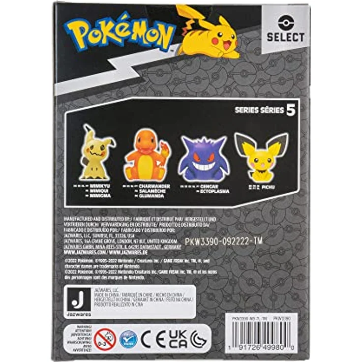 Pokémon PKW3390 - Vinyl Figure - Glumanda, offizielle Sammelfigur, 10cm - Preisvergleich – Bild 4