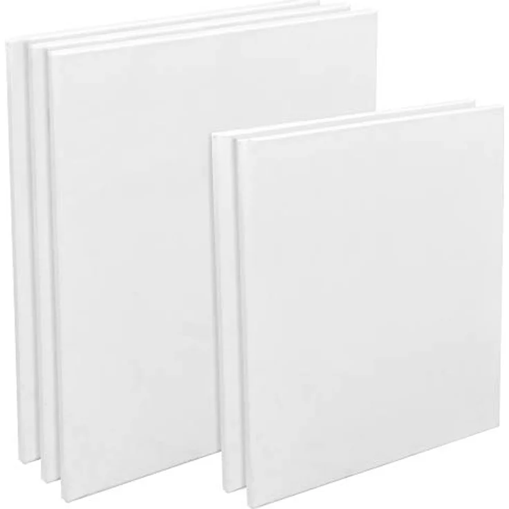 Artina Santorini 30tlg Keilrahmen & Acrylfarben Set, inkl. 5 Leinwänden (40x50cm & 30x40cm), 12x 12ml Acrylfarben, Pinselset, Zubehör für Einsteiger & Hobbykünstler – Bild 5