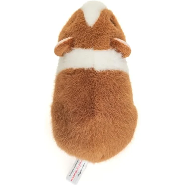Teddy Hermann Meerschweinchen, Plüschtier in hellbraun/weiß, 19 cm, weicher Kurzhaarpelz – Bild 3