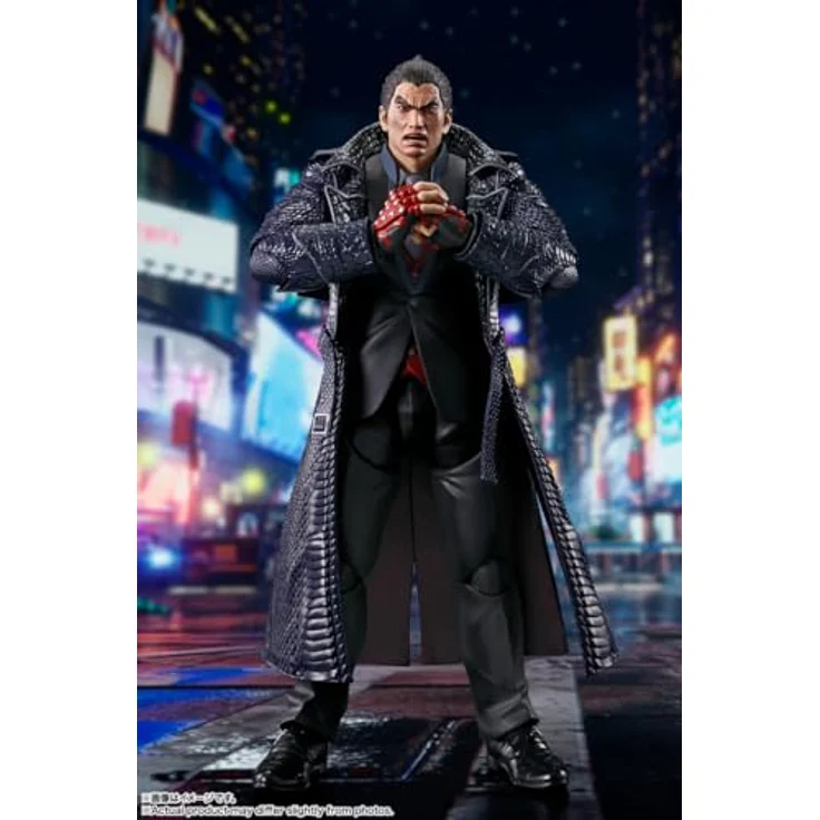 TAMASHII NATIONS S.H. Figuarts Kazuya Mishima, Tekken 8 Figurine 15 cm mit zwei Köpfen und mehreren Händen – Bild 2