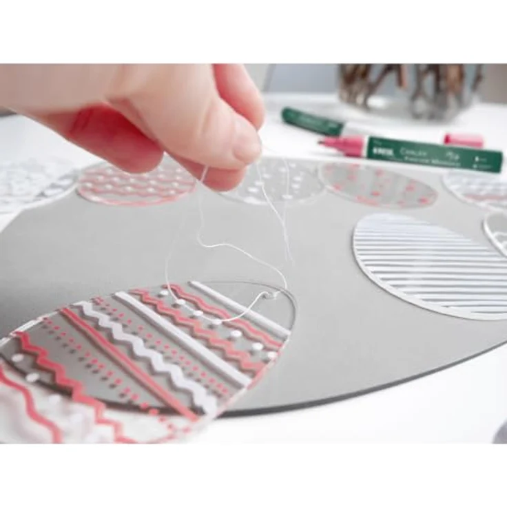 C. KREUL Kreidemarker Chalky, Filzstift mit 2-3mm Strichstärke, snow white – Bild 7