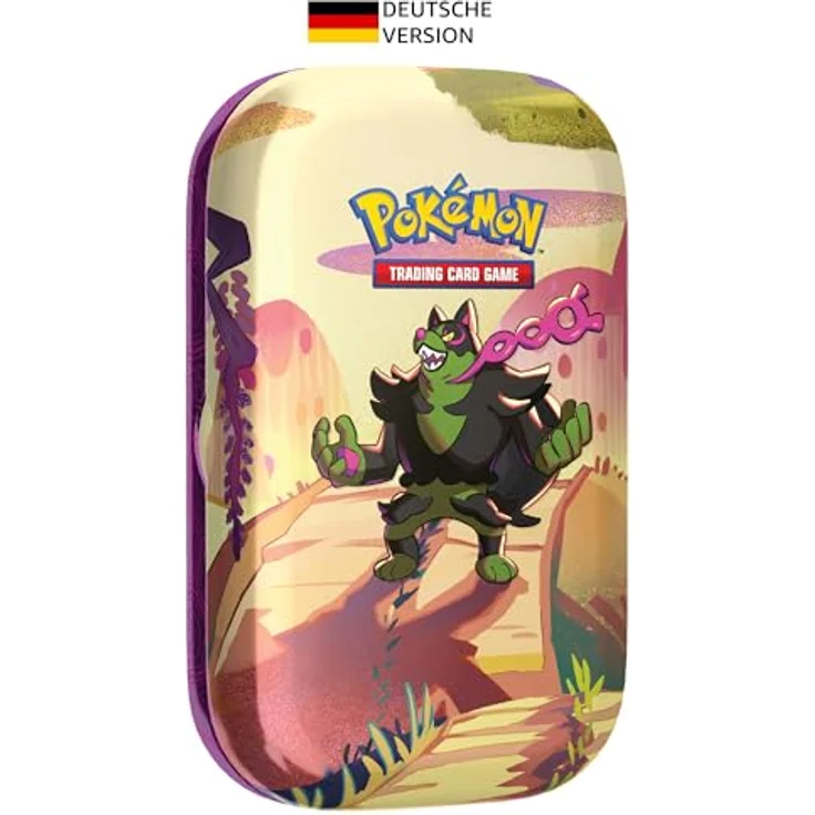 Pokémon -Sammelkartenspiel: Mini-Tin-Box Karmesin & Purpur - Nebel der Sagen - Boninu (2 Boosterpacks & 1 Stickerbogen) – Bild 1