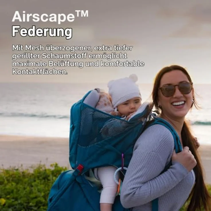Osprey Poco SLT, Babytrage mit ergonomischem Rückensystem und robustem Beckengurt, Unisex – Bild 5
