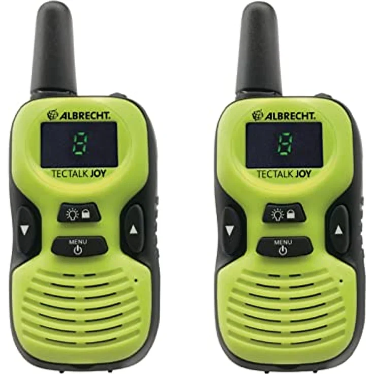 Albrecht Tectalk Joy 29644, PMR-Funkgerät 2er Set mit 8 Kanälen und integrierter Taschenlampe – Bild 1
