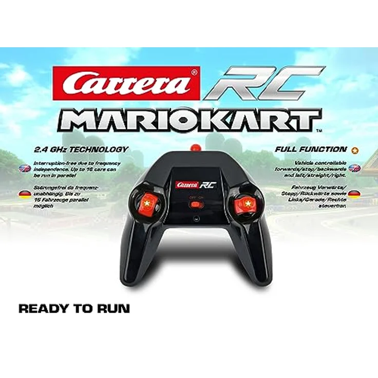 Carrera RC I Mario Kart I Pipe Kart Peach 24GHz Original LizenzIKart für spannende Rennen I Langlebige robuste Konstruktion I Höchstgeschwindigkeit 9 km/h I Tolles Geschenk für alle Mario KartIFans – Bild 3