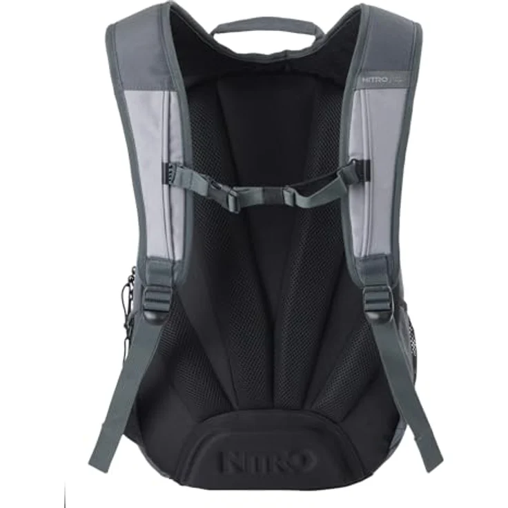 Nitro Snowboards Rucksack Stash, Schul- und Freizeitrucksack mit 15" Laptopfach, Organizer-Fach und Thermotasche, schwarz – Bild 4