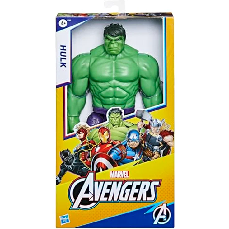 Marvel Avengers Titan Hero Serie Blast Gear Deluxe Hulk Action-Figur, 30 cm groß, kompatibel mit Blast Gear Blastern, grün, für Kinder ab 4 Jahren – Bild 3