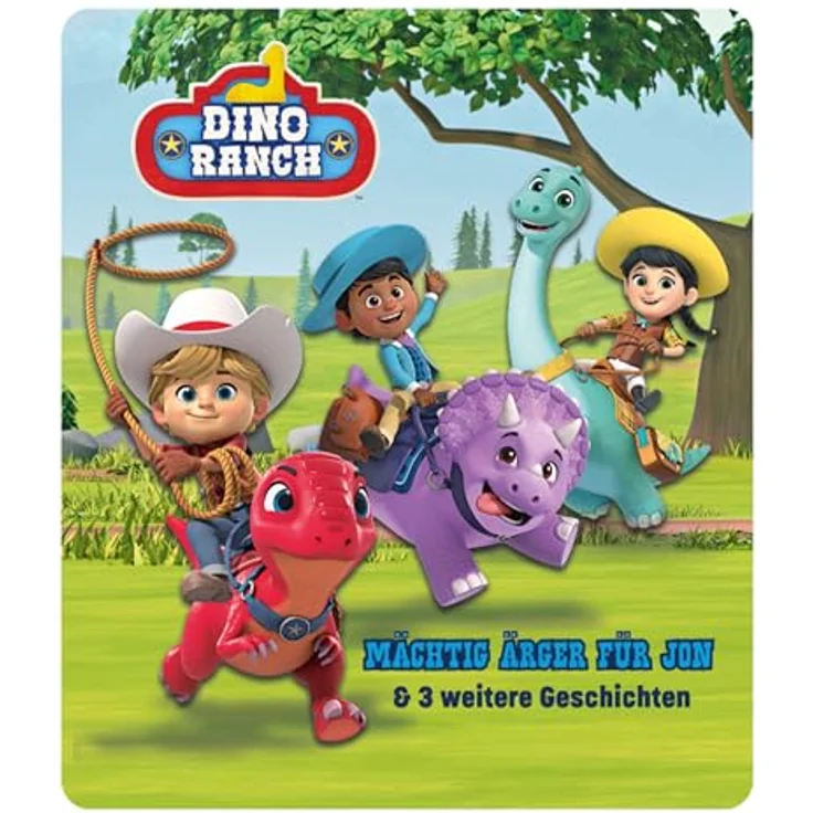 tonies Hörfiguren für Toniebox, Dino Ranch – Mächtig Ärger für Jon & 3 weitere Abenteuer, Hörspiel für Kinder ab 3 Jahren, Spielzeit ca. 56 Minuten – Bild 4