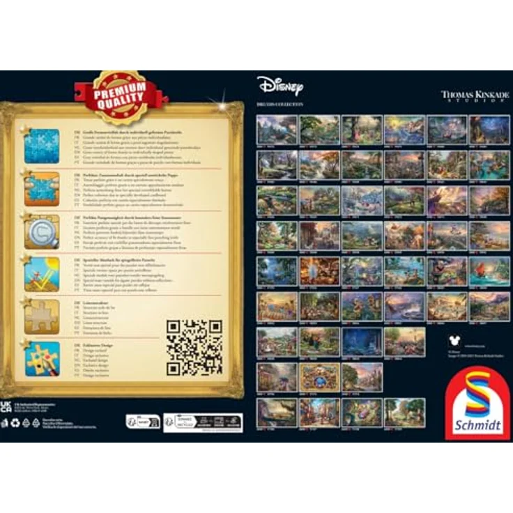 Schmidt Spiele 58047 Disney Mickey & Minnie Trimming The Tree, 1000 Teile Puzzle mit Premium Qualität und perfekter Passgenauigkeit – Bild 3