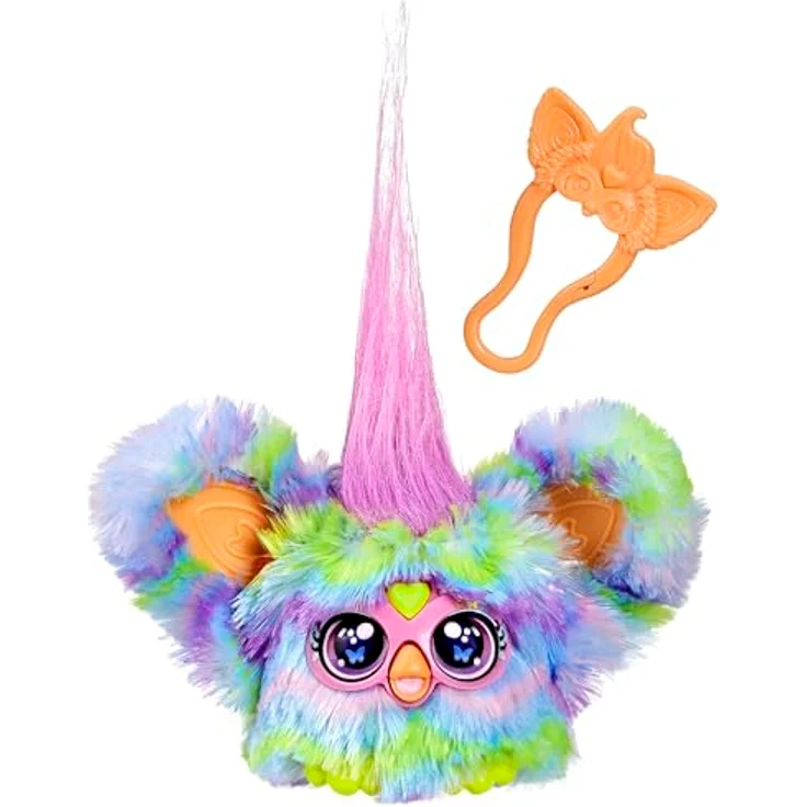 Hasbro Furby Furblets Swee-Dee Frühling Mini-Plüschspielzeug – sprechendes Kuscheltier mit über 45 Geräuschen & Melodien, 5 cm klein, für Mädchen und Jungen – Bild 1