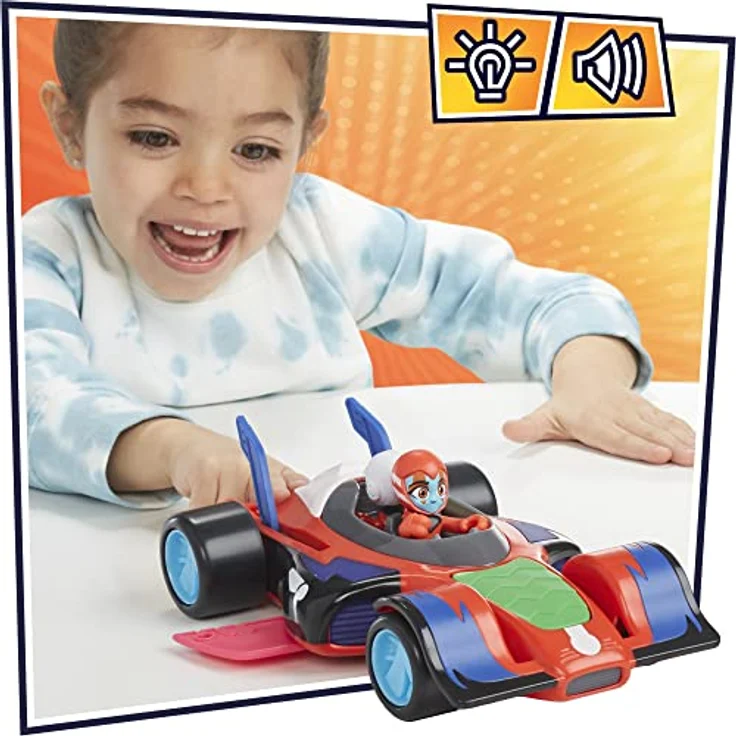 PJ Masks Animal Power Blitz-Flitzer Vorschulspielzeug, verwandelbares Auto mit Lichtern und Geräuschen, ab 3 Jahren – Bild 4