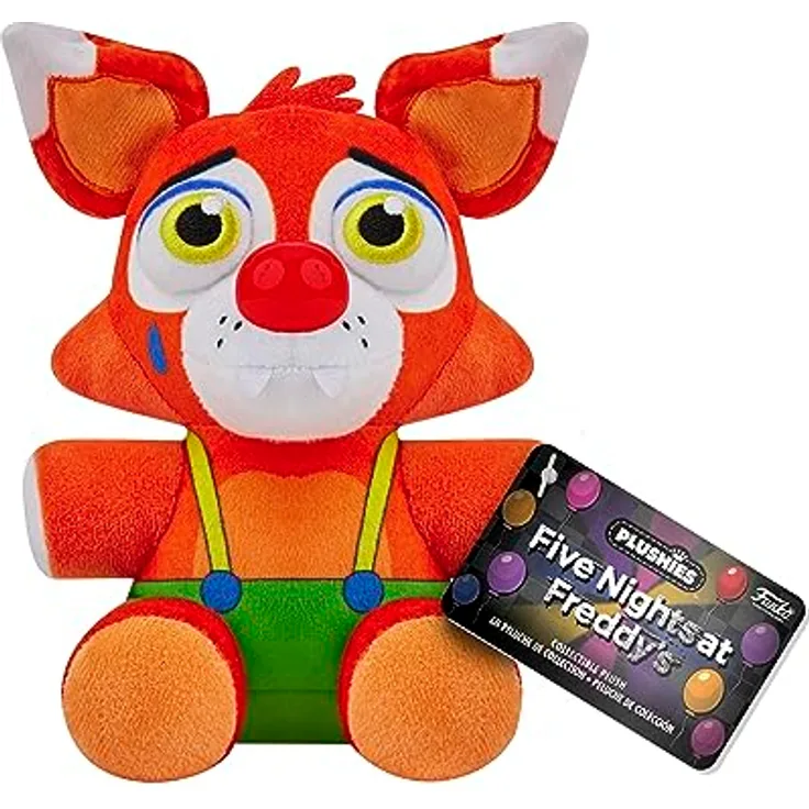Funko Plush: Five Nights at Freddy's (FNAF) SB - Circus Foxy - (CL 7") - Foxy - Plüschtier - Geschenkidee Zum Geburtstag - Offizielle Handelswaren - Gefüllt Plüschtiere Für Kinder Und Erwachsene
