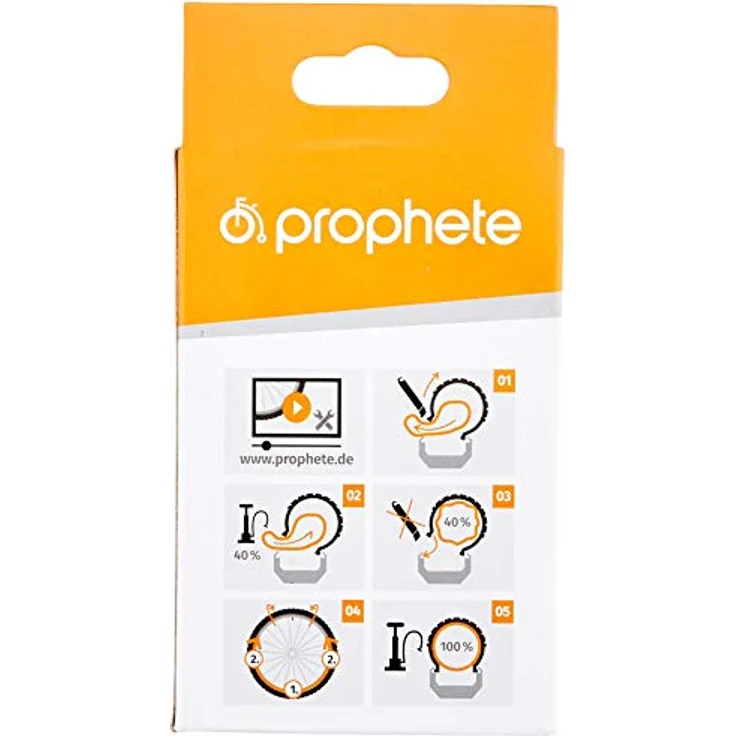 Prophete Fahrradschlauch Ersatzschlauch 20x1,75 bis 20x2,25 0510 (1-St), Autoventil, Kinderfahrrad Zubehör – Bild 2