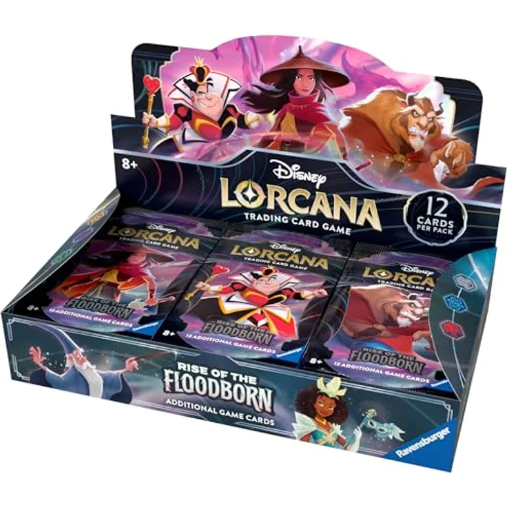 Disney Lorcana Trading Card Game: Aufstieg der Flutgestalten - Display mit 24 Booster Packs (Englisch) – Bild 1