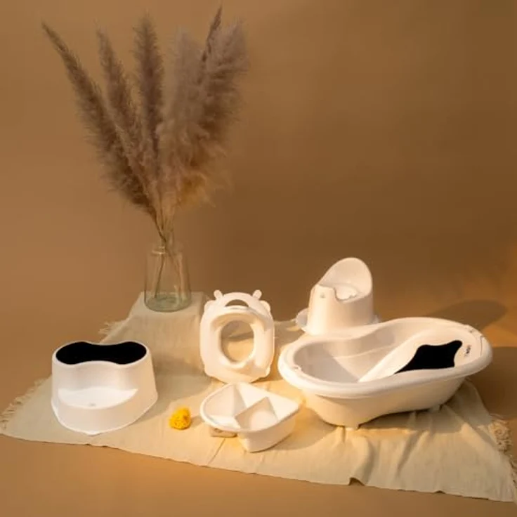 Rotho Babydesign Toilettenaufsatz Toilettentrainer Toilettensitz Kleinkind TOP recycelt (Kunststoff) weiss – Bild 5