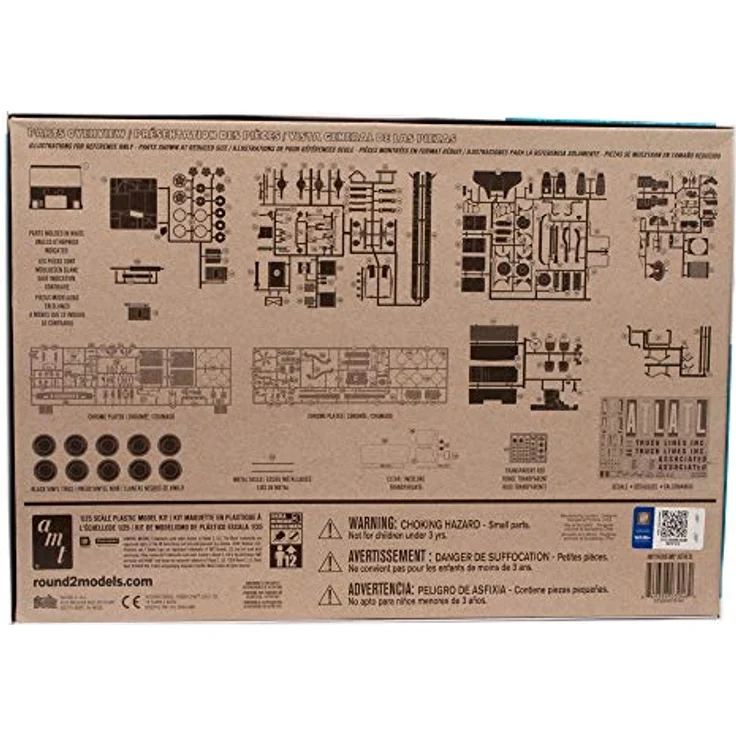 AMT 1/25 GMC Astro 95 Semi Tractor, Detaillierter Plastikmodellbausatz – Bild 2
