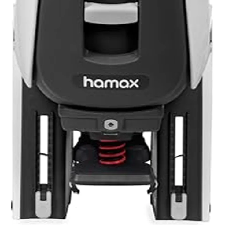 Hamax Velokindersitz für Gepäckträger, mit Adapter für kompatible Fahrräder, Tragfähigkeit 25 kg, für Streben-Ø 10-20 mm – Bild 3
