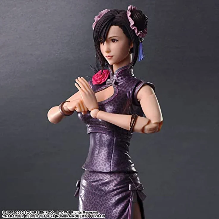 SquareEnix Final Fantasy VII Remake Play Arts Kai Actionfigur Tifa Lockhart Sporty Dress Ver., 25 cm, detailgetreue Sammlerfigur – Bild 9