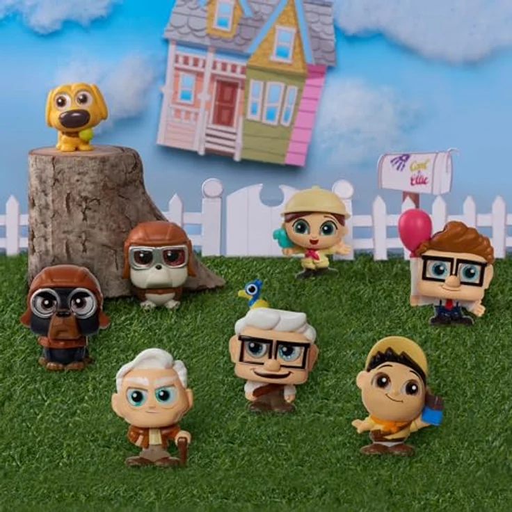 Just Play Disney Doorables Up-Sammlerpackung, Überraschungspackung mit 8 Sammlerfiguren, inklusive Carl Fredricksen, Ellie und Dug, für Kinder ab 5 Jahren, Amazon Exclusive – Bild 3