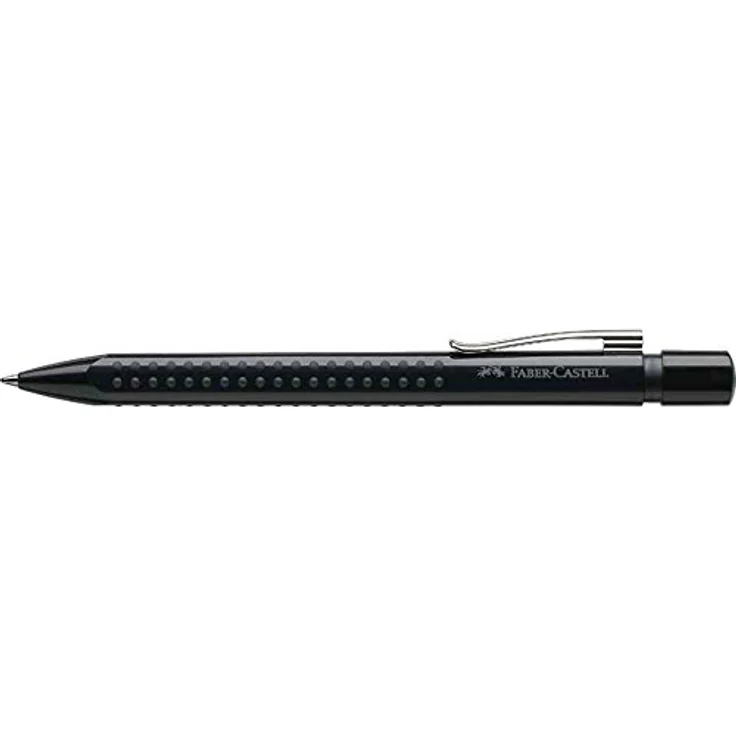 Faber-Castell A.W. 243999 - Kugelschreiber Grip 2010, Stärke M, schwarz – Bild 2