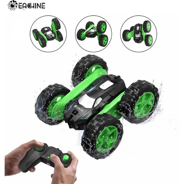 FLYHAL RC-Auto Flyhal EC02 360 Grad All-Terrain RC Stunt Car, beeindruckende Stunts und Hochgeschwindigkeitsrotationen, grün - Preisvergleich
