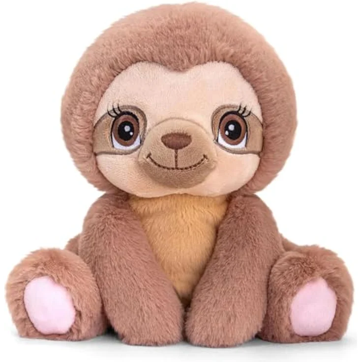 Keel Toys Pluche - Luiaard - 16 CM, Kuscheltier aus hochwertigem Polyester, 16 cm, braun – Bild 2