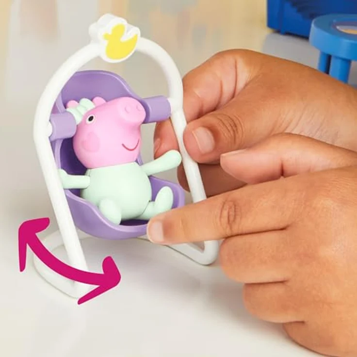 Hasbro Peppa Pig Puppenhaus, Peppas großes Haus mit 7 Zimmern und Zubehör, für Kinder ab 3 Jahren – Bild 7