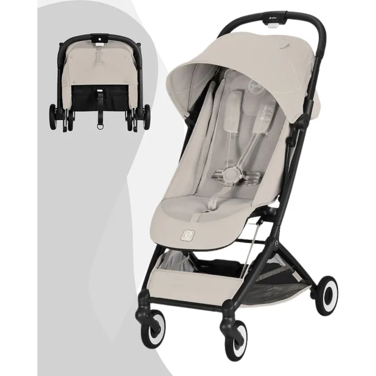 Cybex Orfeo Buggy 2026, ultraleicht mit ergonomischer Liegeposition, Dune Grey