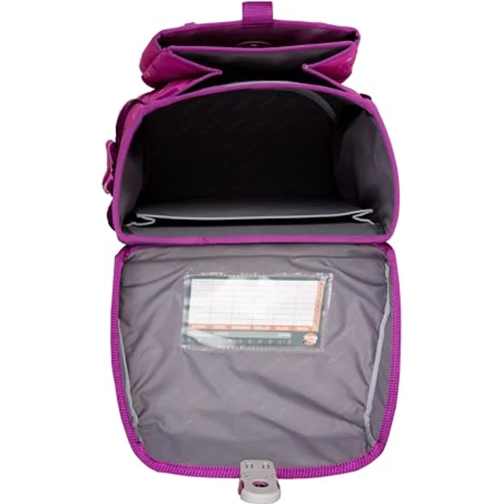 McNeill Schulranzen-Set COMPACTO, 5tlg., großer Stauraum, verstellbare Gurte, Kollektion 2024, PINKY – Bild 4