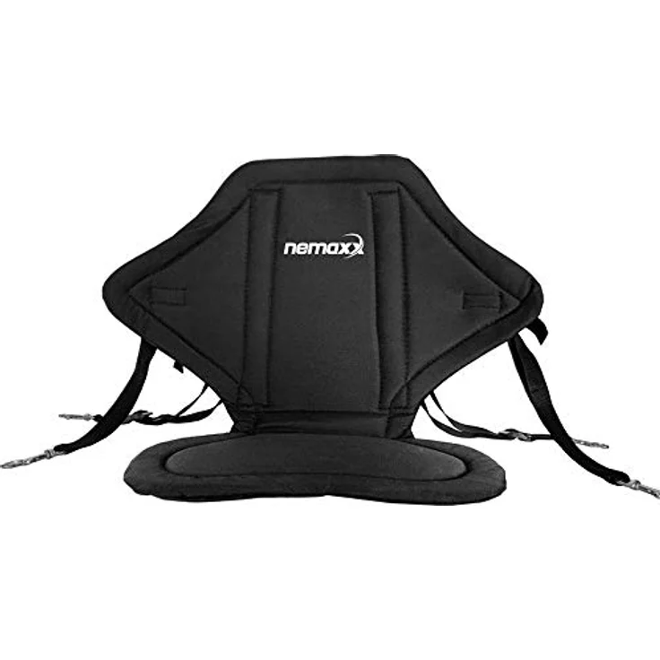 NEMAXX® SUP Sitz, aufblasbar und rutschfest, weich gepolstert, für SUP Boards 320–380 cm, in Orange/Grau, ideal für Kajaks – Bild 2