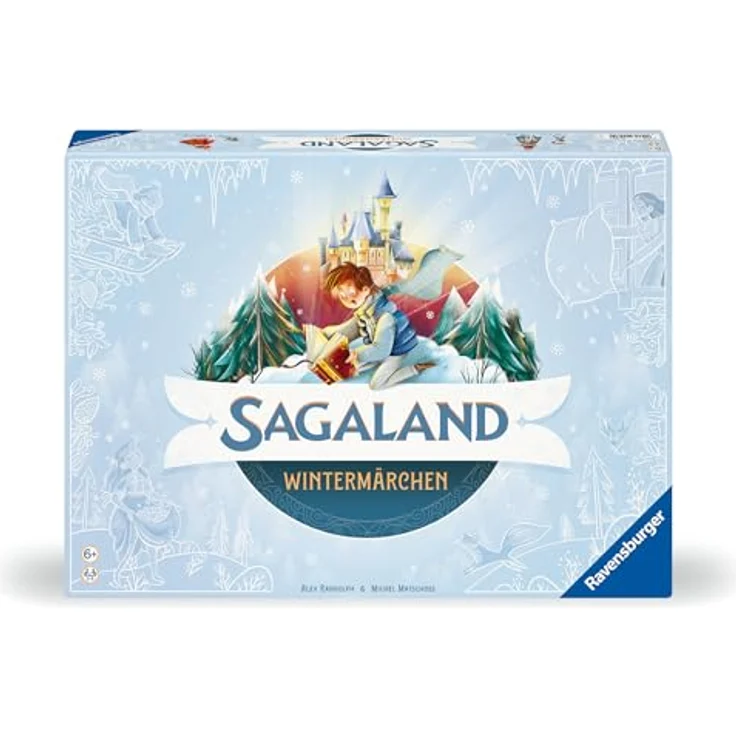 Ravensburger 22460 - Sagaland Wintermärchen - Brettspiel für Kinder und Erwachsene, 2-6 Spieler, Merkspiel, Familienspiel-Klassiker, Wintermärchen-Ausgabe mit 13 extra großen Märchenkarten – Bild 2