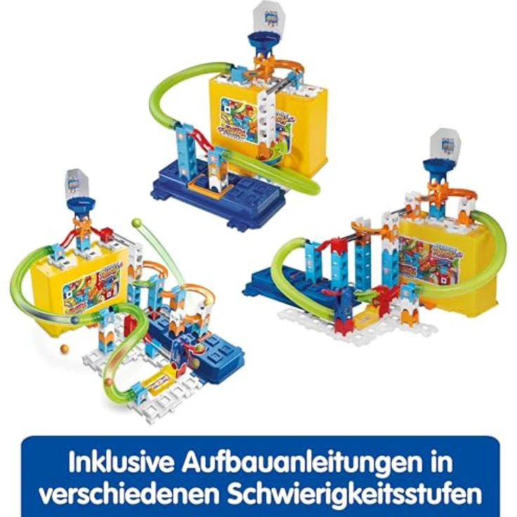 Vtech Marble Rush - Build & Store Box Set M400, Kugelbahn mit hoher Qualität, ideal als Geschenk, unterstützt Spiel und Phantasie – Bild 2