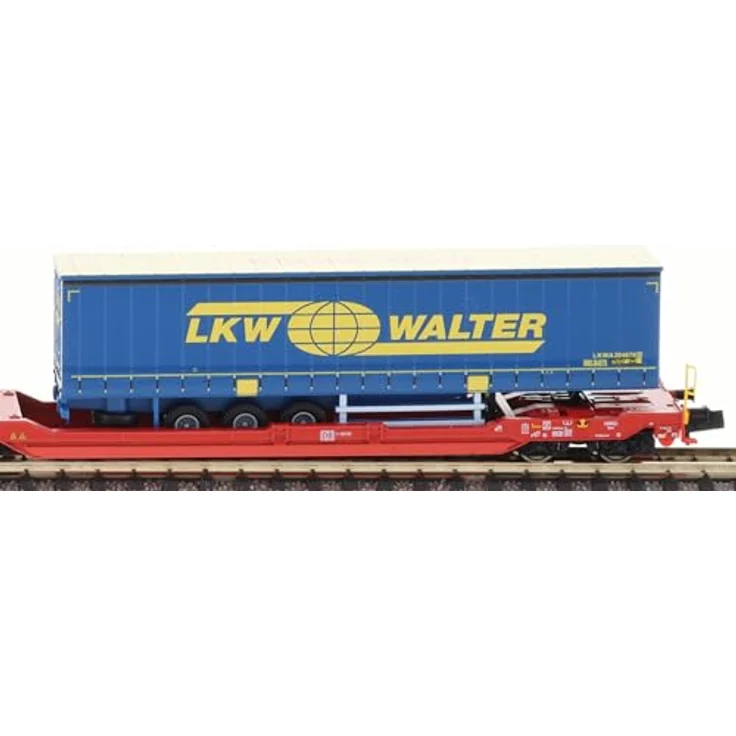 Fleischmann Doppeltaschen-Gelenkwagen T3000e, DB AG, Ep. VI 'LKW Walter', Modelleisenbahn-Wagen, 1 Stück – Bild 5