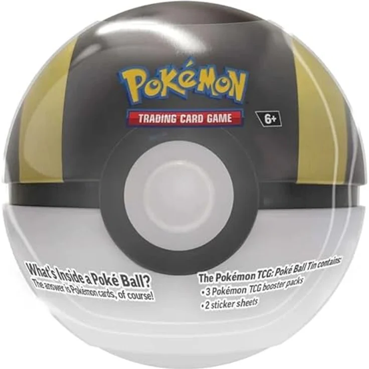 Pokémon POK Pokéball Tin Herbst 2025, Sammelbox mit 3 Boosterpacks und 2 Stickern, deutsche Ausgabe – Bild 4