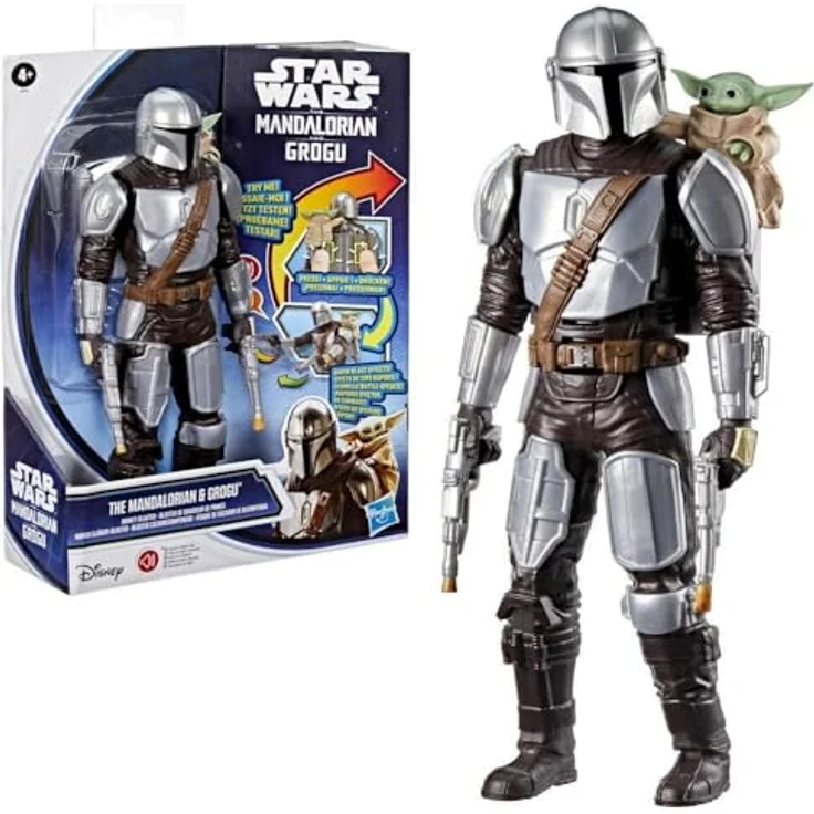 Hasbro SW The Mandalorian & Grogu, 27,9 cm Sammelfigur mit Soundeffekten und Zubehör – Bild 3