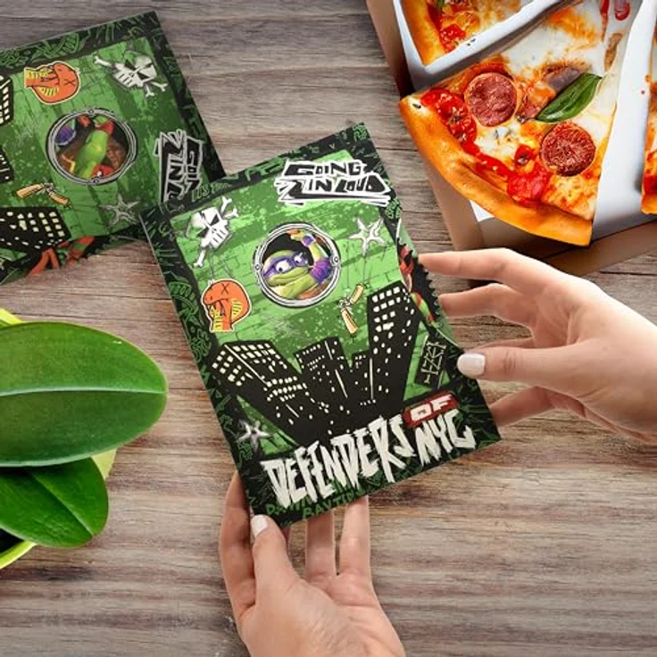ThumbsUp! Notizbuch TMNT, Spinner, 80 Blätter, mehrfarbig – Bild 4