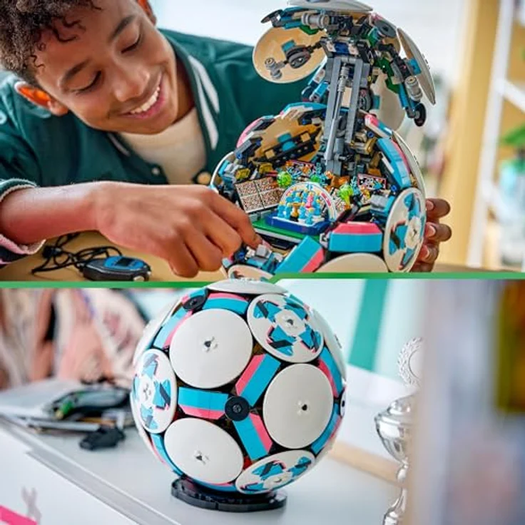 LEGO Editions Fußball Spielzeug 3D Modellbau mit interaktivem Miniaturstadion, Geburtstagsgeschenk für Sportfans ab 10 Jahren - 43019 – Bild 5
