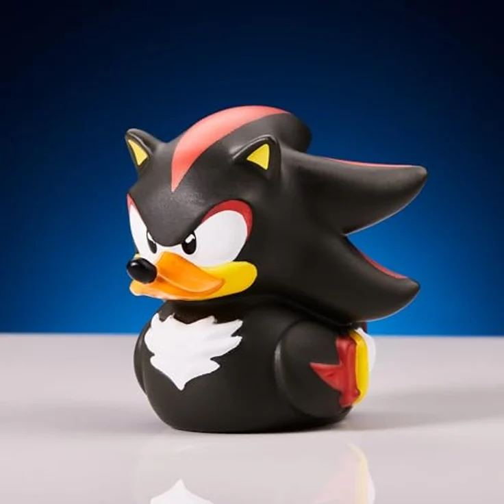 TUBBZ Mini Shadow Sammelfigur, offizielle Sonic The Hedgehog Gummiente, 5 cm, hochdetailliertes Sammlerstück in Badewannen-Displaybox – Bild 3